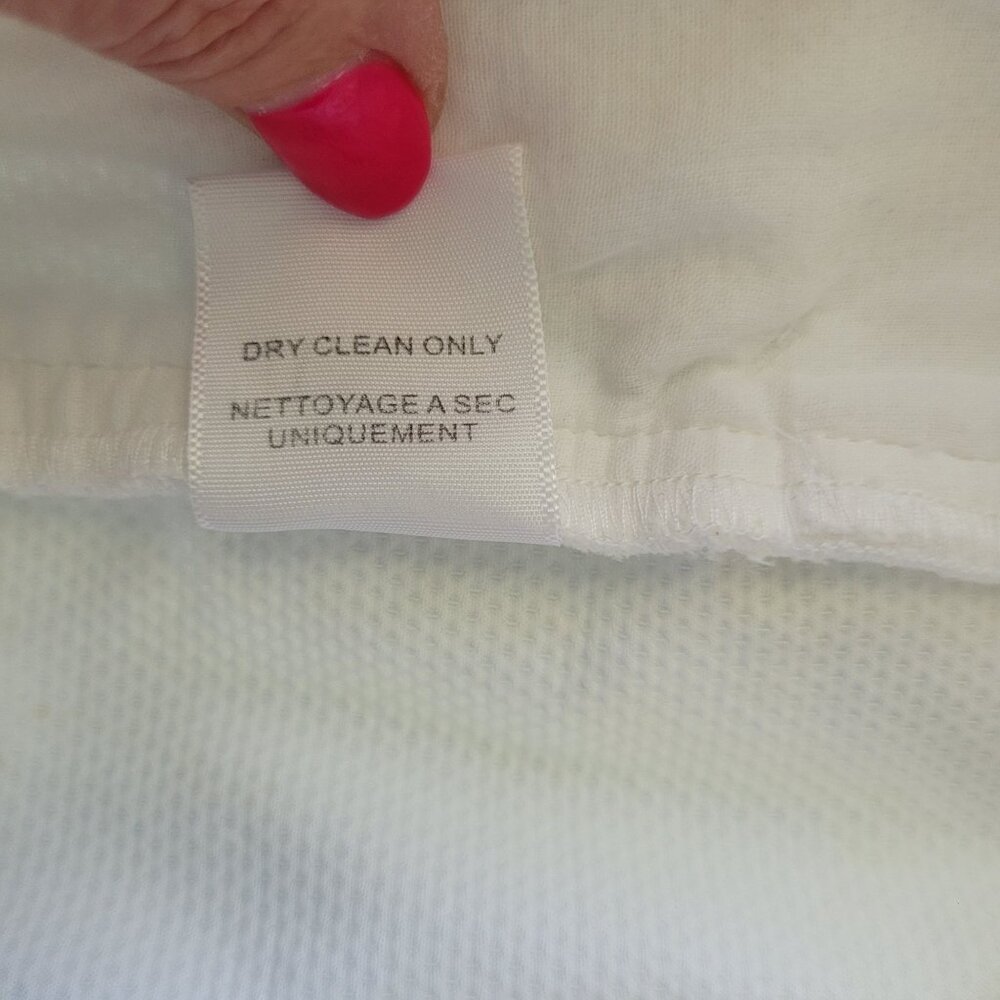 Joie Textured Low Rise Shorts Womens Size 0 White Cotton Blend 3" Inseam Pockets - Picture 8 of 8